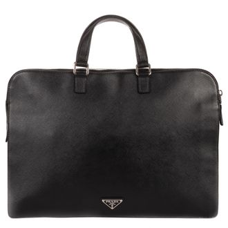 Prada Pre-owned Womens Business Bag Handbag - Black - One Size
