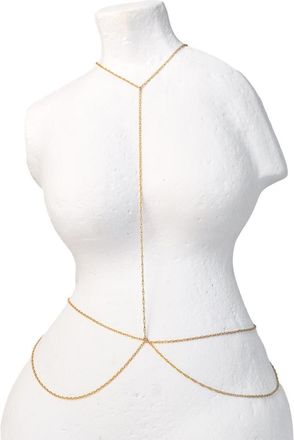 Set & Stones Zeppelin Body Chain in Gold at Nordstrom