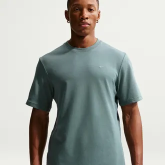 Nike Mens Primary Dri-FIT Short-Sleeve Versatile Top in Grey | DV9831-382
