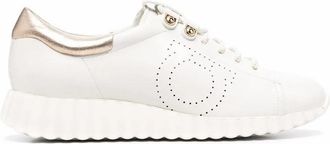 Ferragamo Ladies White Sneakers, US Size 5.5