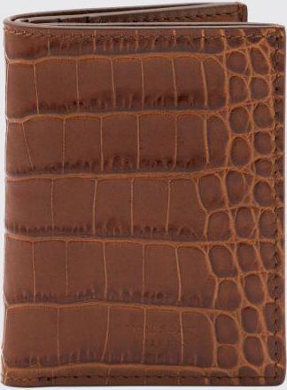 Tom Ford Portacarte di credito in pelle stampa cocco