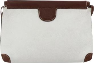 Gucci Pre-owned Cross Body Bags, female, White, Size: ONE SIZE Pre-owned Leather Cross Body Bag