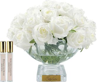 Côte Noire Luxuriöser Raumduft Centrepiece Roses - White Rose Buds & Gold