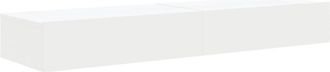 vidaXL Vidaxl - Muebles De Tv Con Luces Led 2 Unidades Blanco 60x35x15,5 Cm