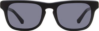 Shinola SH1502SM Monster Rectangle Sunglasses - Black