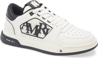 Amiri Classic Low Top Sneaker in White Black at Nordstrom, Size 12Us