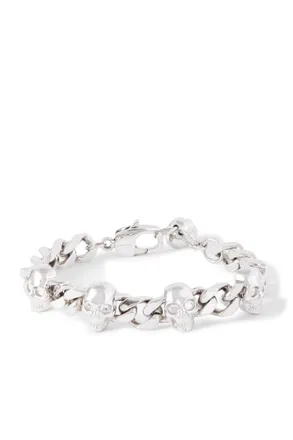 Alexander McQueen Silver-Tone Chain Bracelet