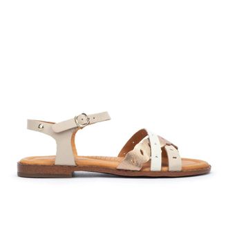 Pikolinos Algar Sandaal voor vrouwen - Dames - Sandalen - Wit - 36 EU - Leer - Schoenen