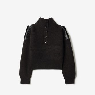Burberry Wool Half-button Sweater