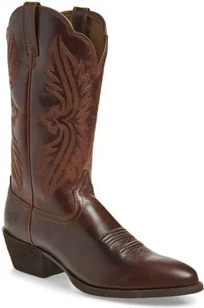 Ariat Heritage Western R-Toe Boot in Mahogany at Nordstrom, Size 8.5