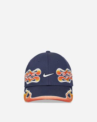 Nike Club Structured OG Flame Cap Midnight Navy