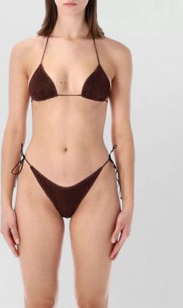 Os&eacute;ree lumiere 80s halter bikini high cut