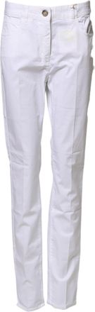PESERICO Cotton Skinny Mid Waist Chino Trouser Womens Pants (Pre-Owned)