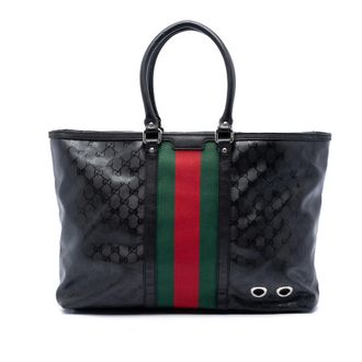 Gucci Pre-owned Gucci Fiat 500 Large GG Imprime Web Tote Ladies TK2LKYQ2Y6NG11KT