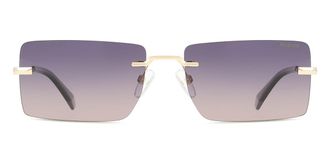 Polaroid PLD 6245/S Polarized S9E/XW Mens Sunglasses Gold Size 58