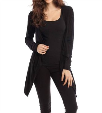 French Kyss Paige Cardigan In Black