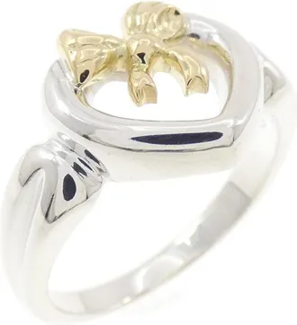 Tiffany & Co. Yellow Gold (18K) Silver 925 Band Ring (Pre-Owned)