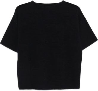 Fabiana Filippi knitted T-shirt - Blue