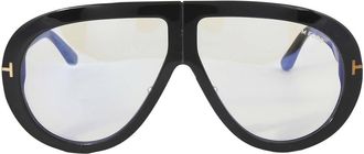 Tom Ford Troy Blue Light Block Pilot Unisex Sunglasses FT0836 001 61