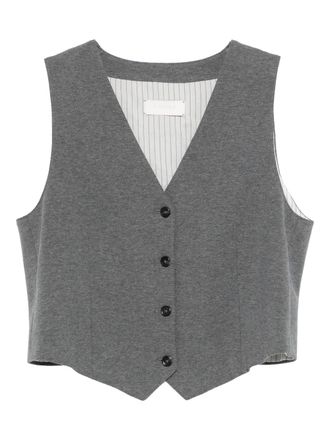 Circolo 1901 buttoned waistcoat - Grijs