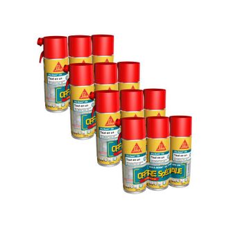 Sika Sika - Juego De 12 Espumas Expansivas Manuales Todo En Uno Boom 128 - 400ml