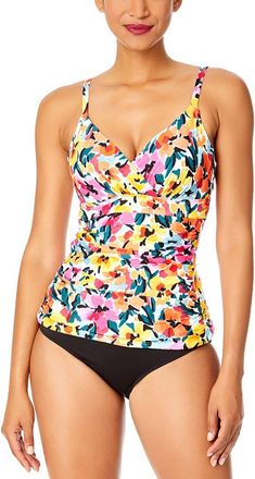 Anne Cole Underwire Surplice Tri Tankini