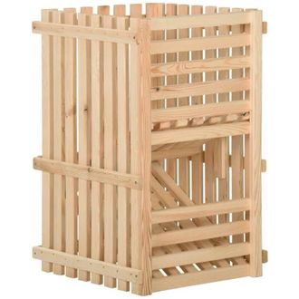 vidaXL Caja Para Patatas Madera Maciza De Pino 50x50x80 Cm Vidaxl