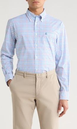 Brooks Brothers Sport Fit Stripe Plaid Button-Down Shirt in Multi Outline at Nordstrom Rack, Size Xx-Large