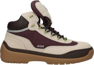 Dior Beige Leren Enkellaarzen Sporty Glam - Heren - Sneakers - Veelkleurig - 42 EU - Leer - Schoenen