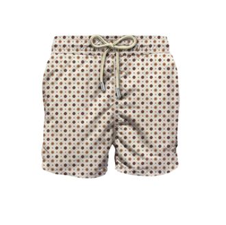 MC2 Saint Barth Ivory Lighting Micro Stretch Swim Shorts