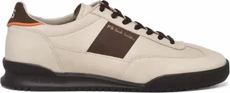 Paul Smith Beige Brown Low-Top Suede Panel Sneakers