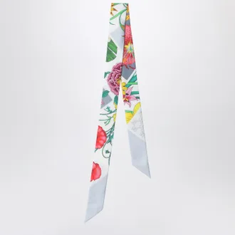 Gucci Silk twill ribbon with Flora print
