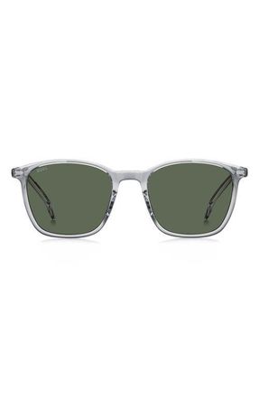 BOSS 53mm Sunglasses in Grey/Green at Nordstrom