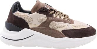 D.A.T.E. Pyrgos Sneaker - Dames - Sneakers - Bruin - 40 EU - Schoenen
