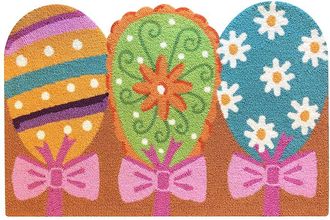 The Rug Market Easter Egg Scallop 24X36in Doormat