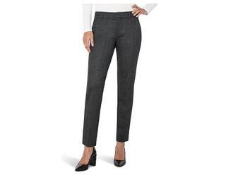 Liverpool L.A. Kelsey Mid-rise Herringbone Ponte Knit Trousers Womens Clothing Smoky Charcoal Herringbone : 12 29