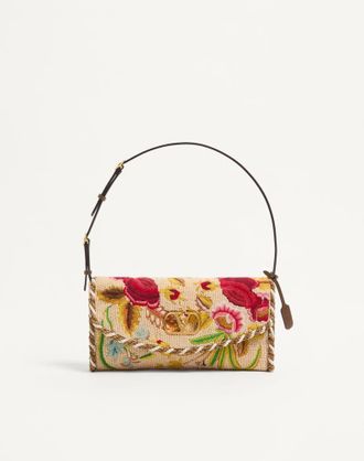 Valentino Garavani Borsa Piccola A Spalla Valentino Garavani DeVain Ricamata Donna MULTICOLOR UNI
