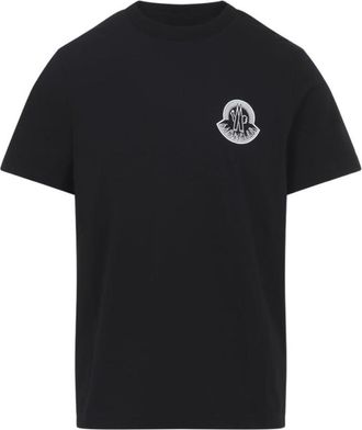 Moncler Black Printed T-Shirt