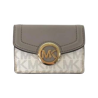 Michael Kors Pre-owned Wallets, female, Gray, Size: ONE SIZE Pre-owned Leather PVC Wallet