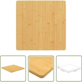 vidaXL vidaXL Tavolo da bar - Piano del Tavolo 60x60x1,5 cm in Bamb&ugrave;