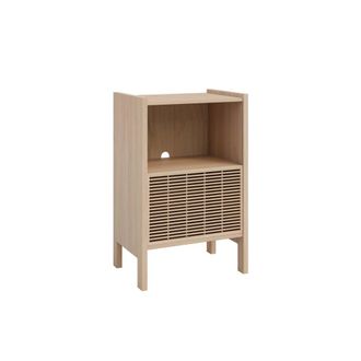 Naan Furniture Aparador para vinilos de pino macizo 59 cm barnizado