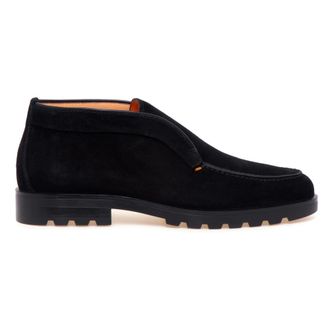 Santoni Rock Ankle Boots - male - Santoni - Ankle Boots - Black - 10 UK - Shoes
