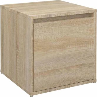 vidaXL Caj&oacute;n Taburete Madera Contrachapada Roble Sonoma 40,5x40x40 Cm Vidaxl