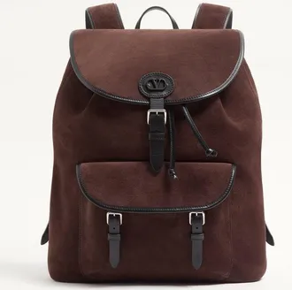 Valentino Garavani Zaino Valentino Garavani Antibes in suede Uomo EBANO UNI