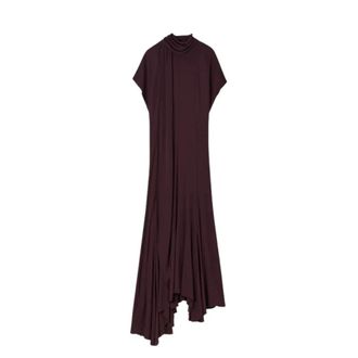 Rodebjer Gowns - Dames - Avondkleed - Bruin - M - Leer - Kleedjes
