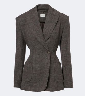 Magda Butrym Double-breasted wool and cashmere-blend blazer