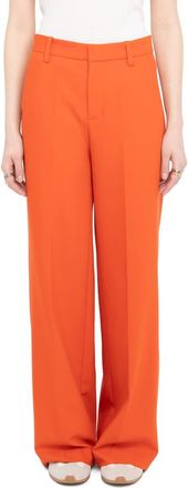 Zadig&Voltaire Wide Leg Pants in Tangerine at Nordstrom, Size 2 Us