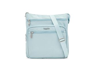 Baggallini Out and About Crossbody Cross Body Womens Handbags Pool, Nylon