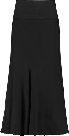 DKNY Black Strech Jersey MIdi Skirt Size S