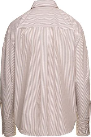 Brunello Cucinelli Striped Shirt - Beige